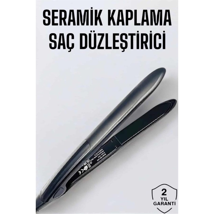 Saç Düzleştirici Led Ekranlı Isı Ayarlı Seramik Kaplama Profesyonel
