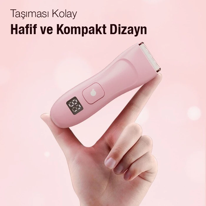 EZERE Saç sakal vücut tıraş makinesi Su Geçirmez Dijital Göstergeli-(5775)