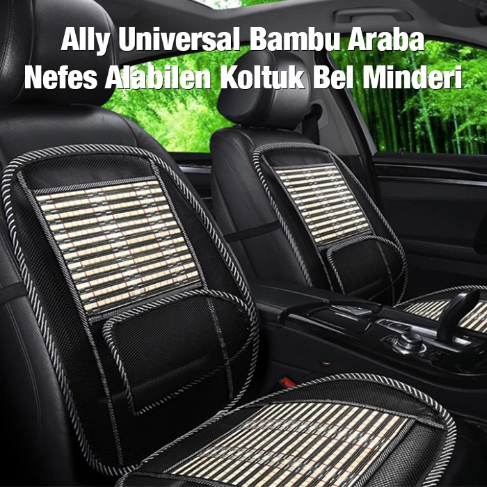 Ally Universal Bambu Araba Nefes Alabilen Koltuk Bel Minderi-(5775)