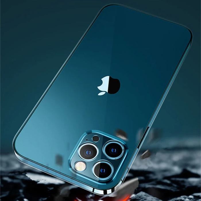 GOR İPhone 12 Pro 6.1 inch Kılıf Kamera Korumalı Şeffaf Silikon Kılıf-(5775)