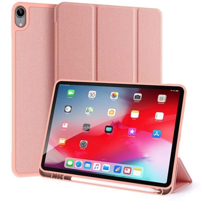 DUX DUCİS iPad Air 4 10.9 Kılıf Kalem Yerli Soft Tpu Mıknatıslı Kılıf (Domo)-(5775)