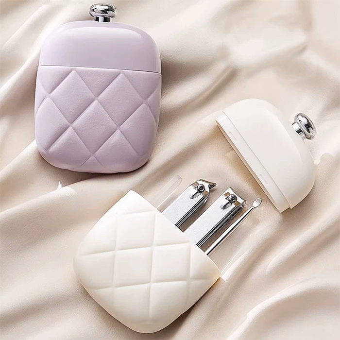 EZERE 4in1 Taşınabilir Tırnak Makası + Törpü + Kulak Kaşığı Bakım Seti-(5775)