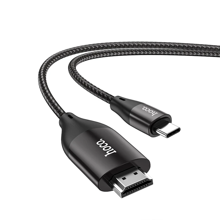 HOCO UA16 Type-C to HDMI 4K 30hz Ses ve Görüntü Aktarma Kablosu-(5775)