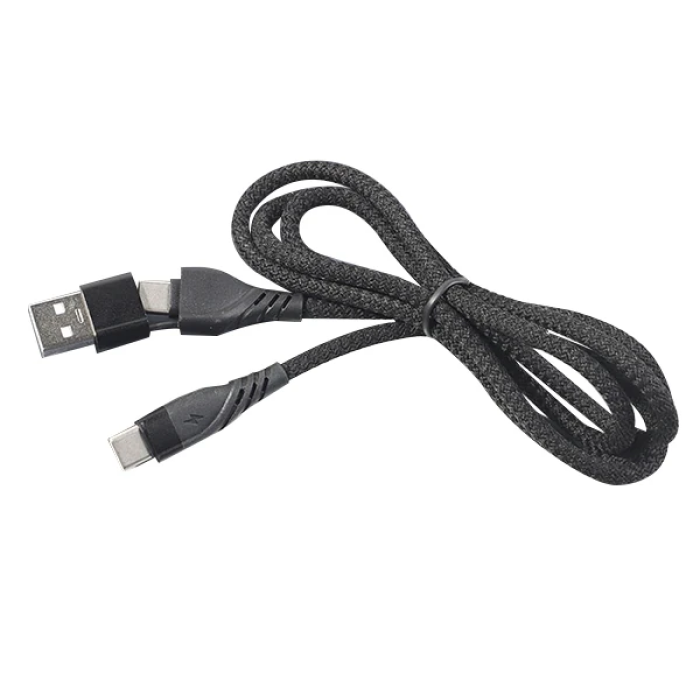 ALLY 2in1 USB Type C To PD Kablosu+USB Kablo-(5775)