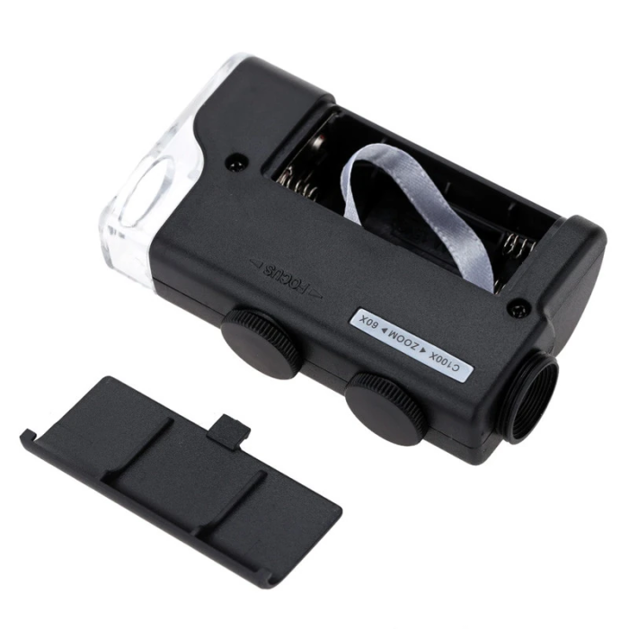 Ally 7751 60x100 Uv Led Işıklı Ayarlabilir Çok Fonksiyonlu Büyüteç-(5775)