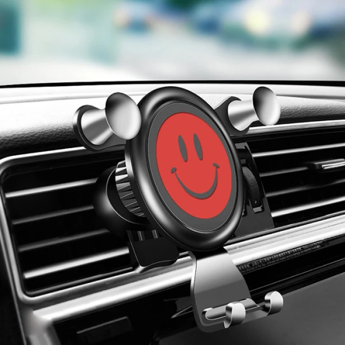 Ally R-054 Gravity Smile Universal Cep Telefonu Araç Tutucu-(5775)