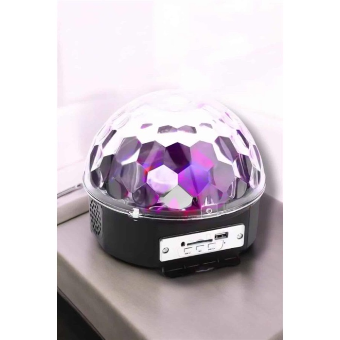 Bluetooth ve Uzaktan Kumandalı Çok Renkli Masaüstü Disko Topu