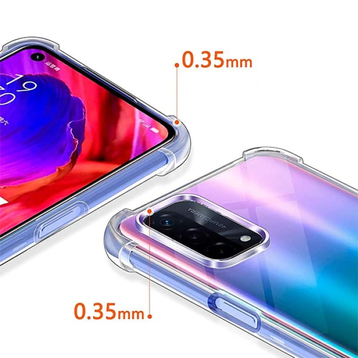 OPPO Reno A54 Kamera Korumalı Shockproof Darbe Emici Silikon Kılıf-(5775)