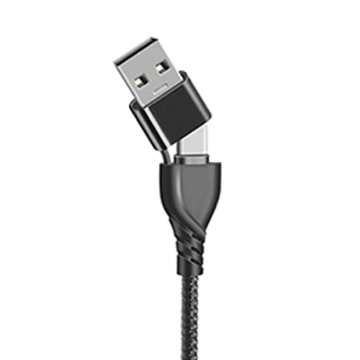 ALLY 2in1 USB Lightning To PD Kablosu+USB Kablo-(5775)