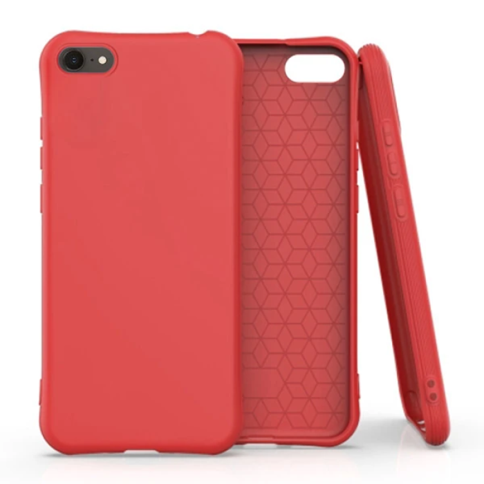 Ally iPhone SE3-SE2 İPhone 8-7 Kılıf Shockproof Tpu Soft Slim Silikon Kılıf-(5775)