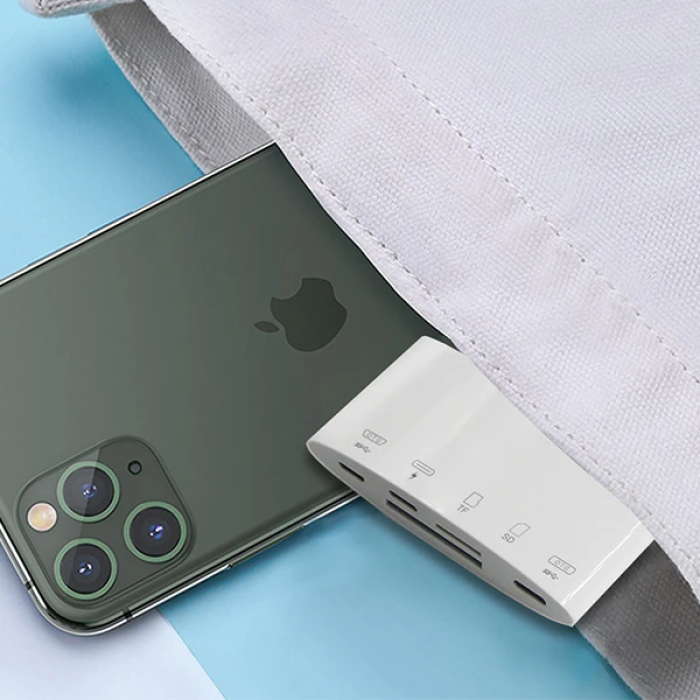 Ally NK-1040+Plus İPhone Lightning To SD/TF Card Usb Kamera Adaptörü-(5775)