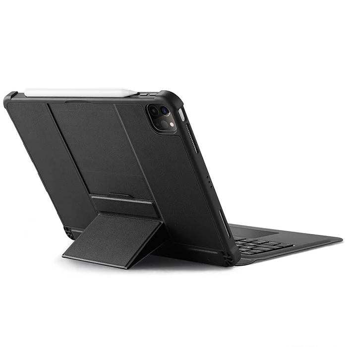 Dux Ducis iPad Pro 12.9 2022/2021/2020 SK Series Kablosuz Bluetooth Klavye Touchpad Kılıf-(5775)
