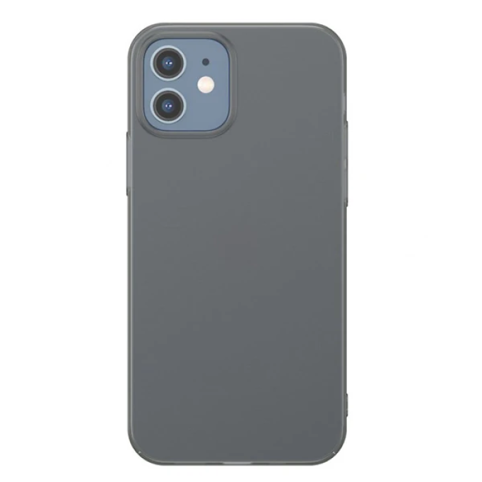Baseus İPhone 12 Mini 5.4 Comfort İnce Şeffaf Kılıf Matte PP Kılıf-(5775)