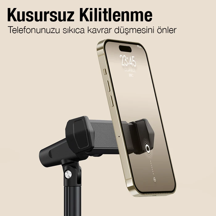 ALLY T8 360° Dönebilen Yükseklik Ayarlı Masa Üstü Telefon Tutucu-(5775)