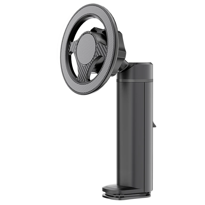 ALLY Magsafe Uyumlu Masa Koltuk Klipsli Manyetik Telefon Tutucu-(5775)