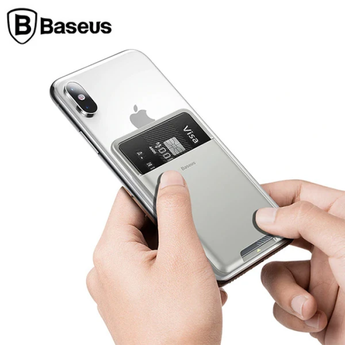 Baseus back stick Universal Telefon Arkası Kart Yuvası Cüzdan-(5775)