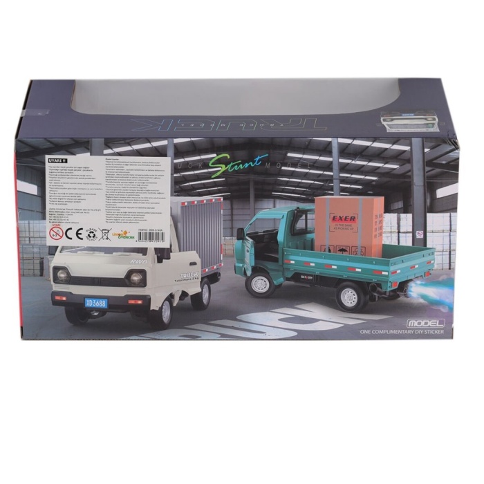 3688-G148A Şarjlı Kumandalı Duman Atan Kamyon