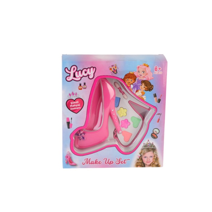 LMN212 AYAKKABILI KUTULU TEKLİ MAKYAJ SETİ