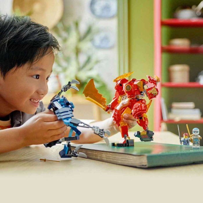 NessiWorld NINJAGO Kainin Ateş Elementi Robotu 71808