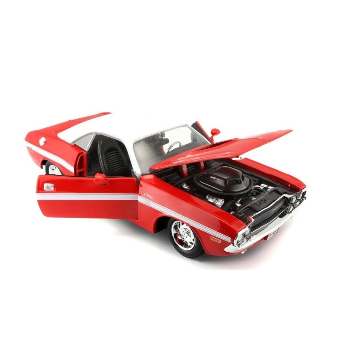 NessiWorld 31263 1970 Dodge Challenger RT Coupe 1:24 Model Araba -Necotoys