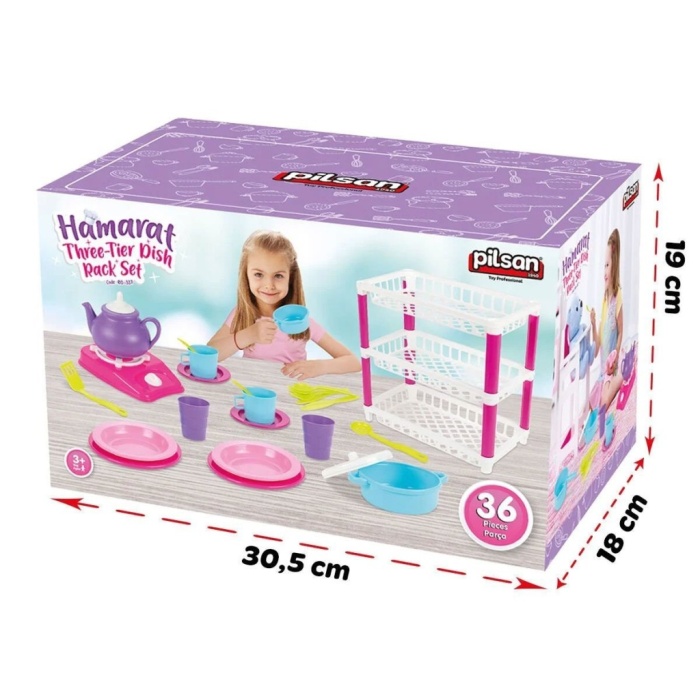 03 337  3 Katlı Hamarat  Mutfak Seti