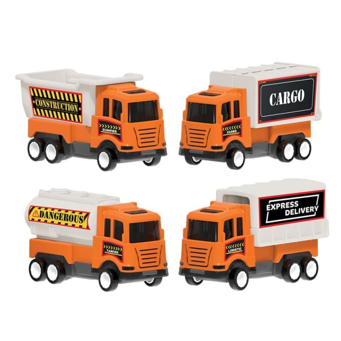 07 628 NessiWorld Çek Bırak NessiWorld Kamyonlar İş Serisi (Adet)