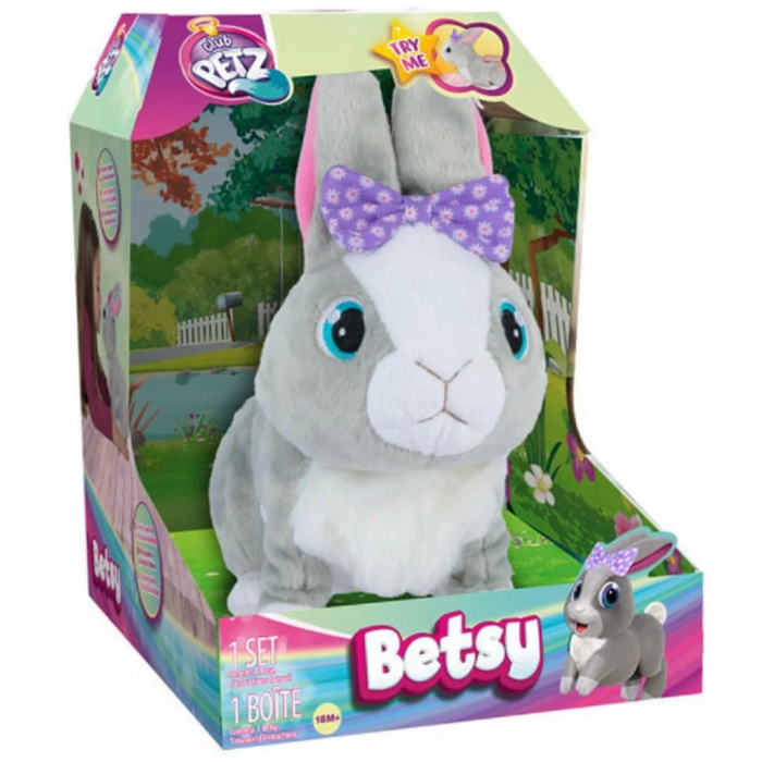 Sesli ve Hareketli Peluş Tavşan Betsy