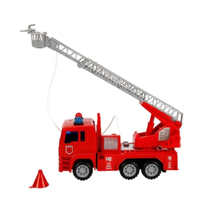 NessiWorld Sesli ve Işıklı Su Fışkırtan İtfaiye Aracı 24 cm