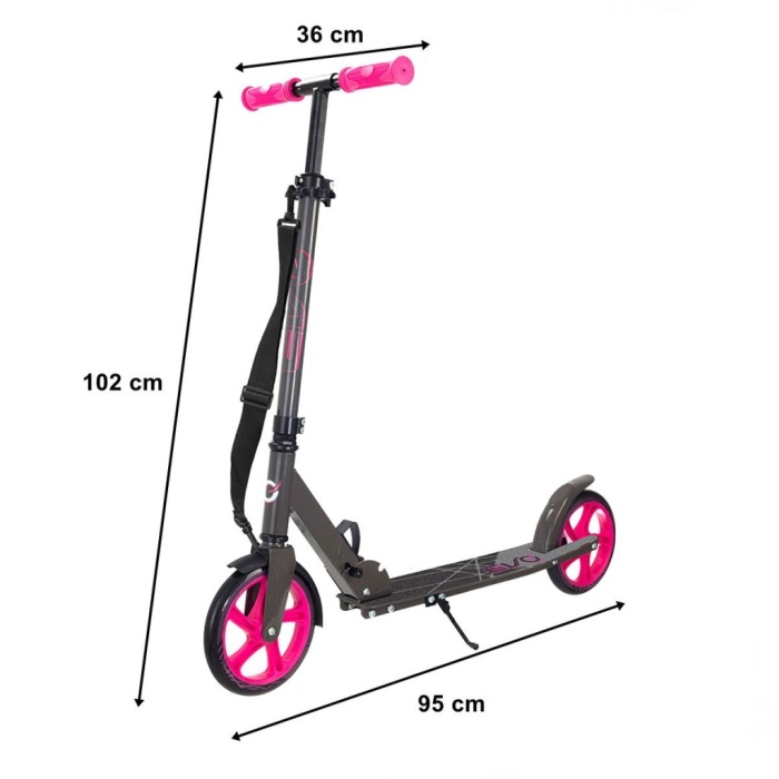 Flexi Max 2 Tekerlekli Scooter Pembe