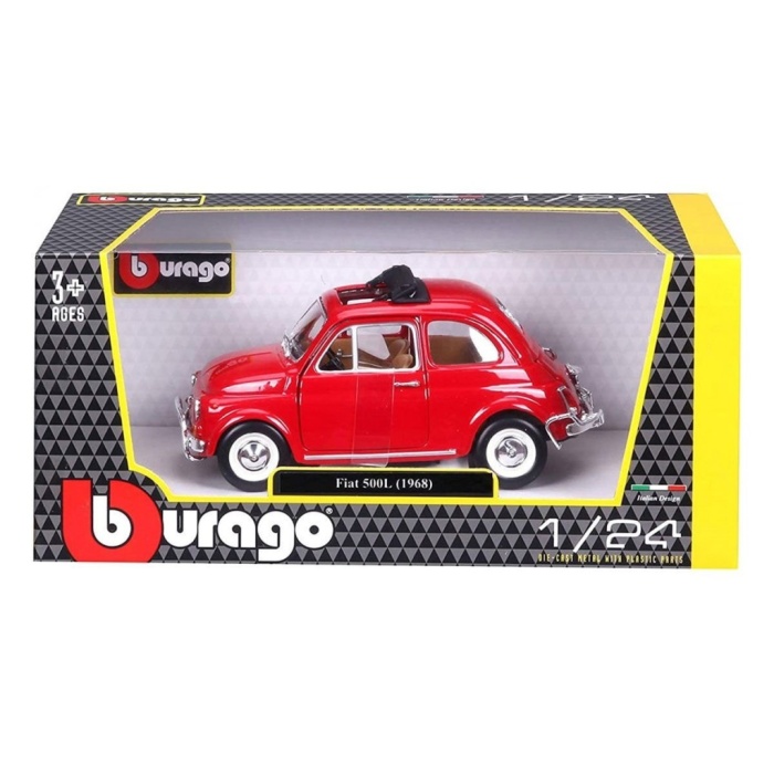 22099 Fiat 500L 168 Kırmızı 1:24 -NessiWorld
