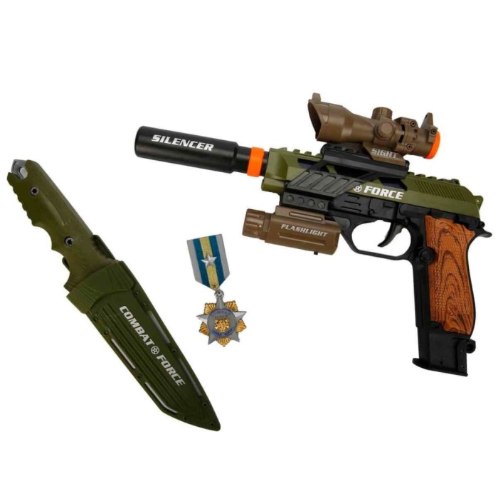 4308 Sesli ve Işıklı Silah Seti