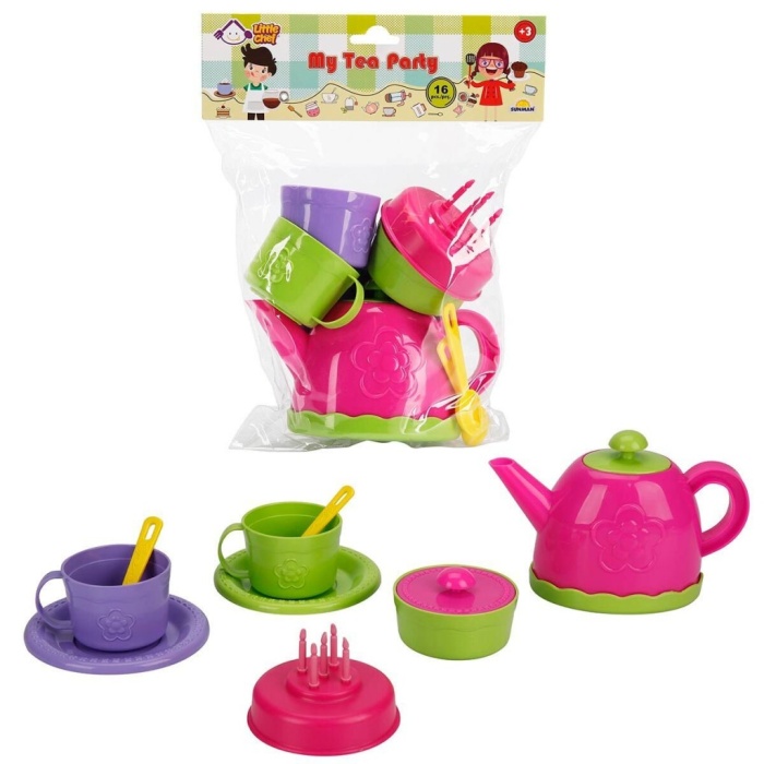 4684 ÇAY SETİ POŞET 16 PRÇ