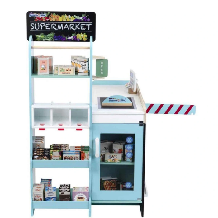 Ahşap Süpermarket Oyun Seti