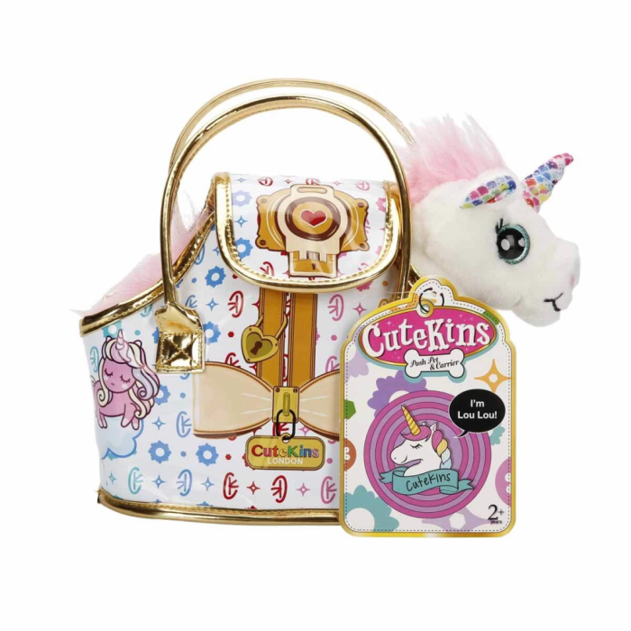Taşıma Çantalı Peluş Unicorn Lou Lou
