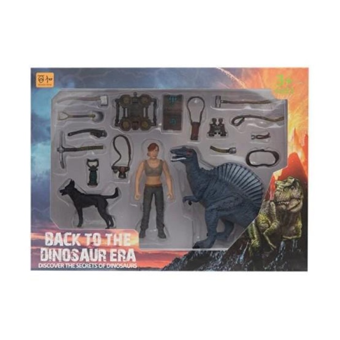 KADIN FİGÜRLÜ DİNOZOR SET-MEGA