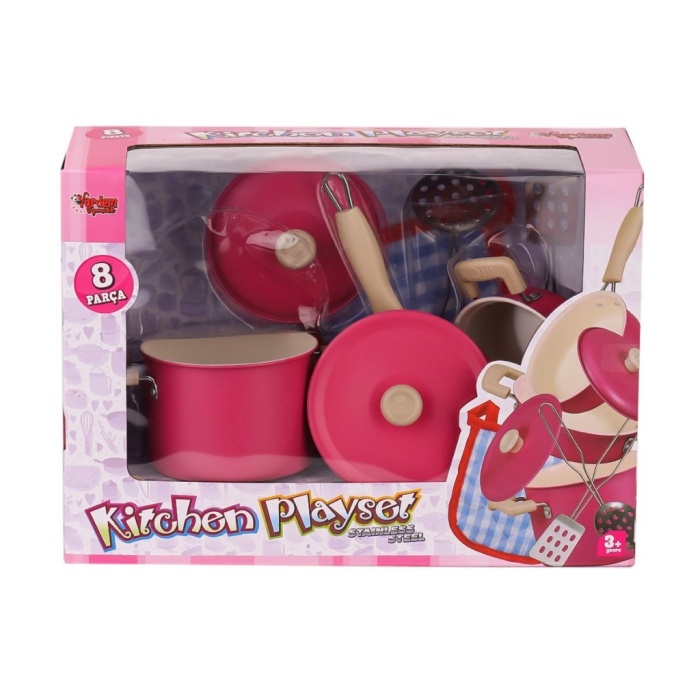 1818-6A NessiWorld Tencere 8 Parça -Vardem Oyuncak