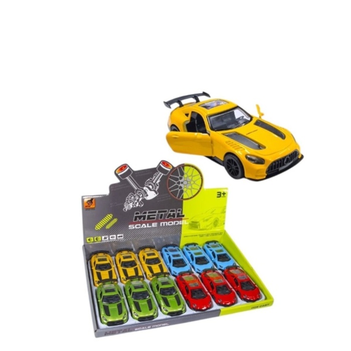 KM36201C-1-2-3-4  Çek Bırak Metal Araba  1:36