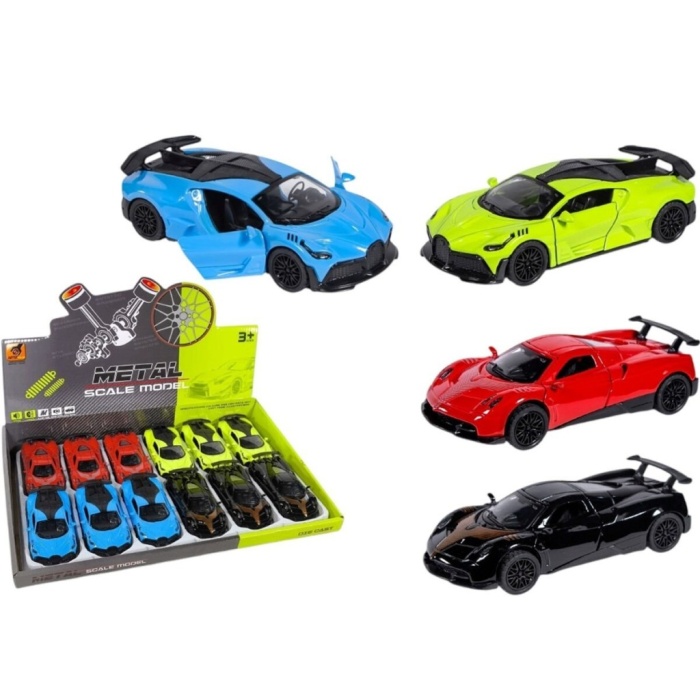 KM-36221C-1-2  Çek Bırak Metal Araba 1:36