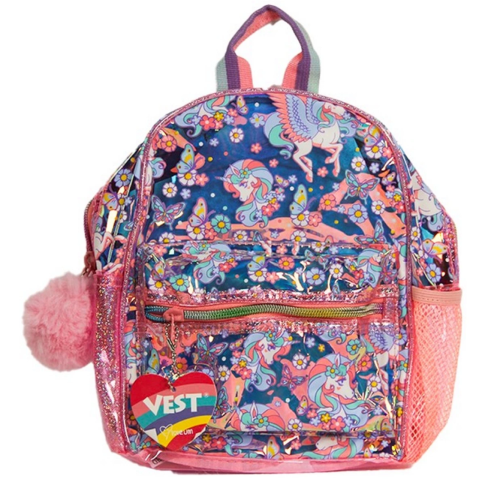 Şeffaf Hologramlı Unicorn Sırt Çantası