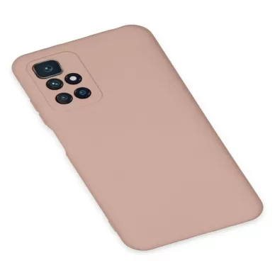 Newface Xiaomi Redmi 10 2022 Kılıf Nano içi Kadife Silikon - Pudra