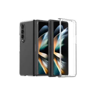 Newface Samsung Galaxy Z Fold 3 Kılıf Fold TPU Silikon - Şeffaf
