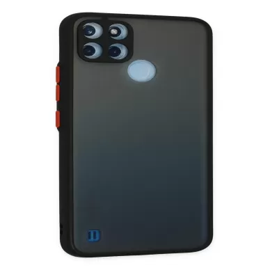 Newface Realme C21Y Kılıf Montreal Silikon Kapak - Siyah