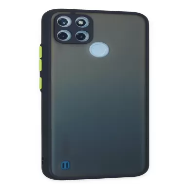 Newface Realme C21Y Kılıf Montreal Silikon Kapak - Lacivert