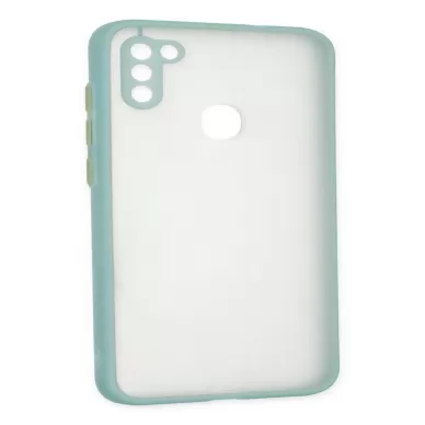 Newface Samsung Galaxy A11 Kılıf Montreal Silikon Kapak - Turkuaz