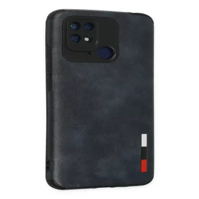 Newface Xiaomi Redmi 10C Kılıf Loop Deri Silikon - Lacivert