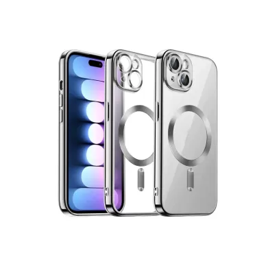 Newface iPhone 14 Kılıf Kross Magneticsafe Kapak - Titan Gri