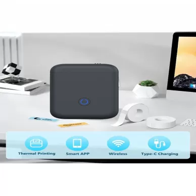 Newface P11 Kablosuz Etiket Yazıcı - Siyah