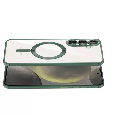 Newface Samsung Galaxy S26 Kross Magneticsafe Kapak - Koyu Yeşil