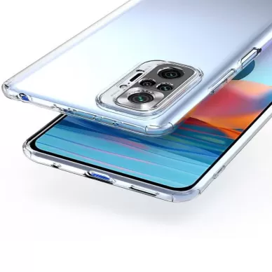 Newface Xiaomi Redmi Note 10 5G Kılıf Lüx Şeffaf Silikon
