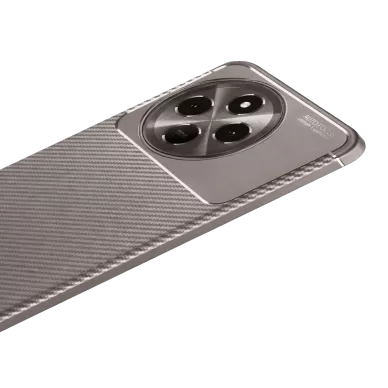 Newface Tecno Spark 30 Pro Kılıf Auto Focus Karbon Kapak - Gri